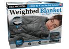 Bell+Howell Weighted Blanket Twin, Gray