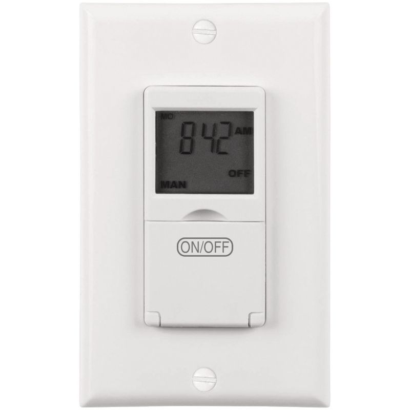Prime In-Wall Astronomic 7-Day Timer White, 15A