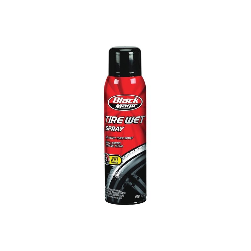 Black Magic BC23220 Tire Wet Spray, 14.5 oz, Liquid, Sweet Clear