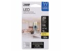 Feit Electric BP20G8/830/LED LED Bulb, Specialty, T4 Lamp, 20 W Equivalent, G8 Lamp Base, Dimmable, Clear