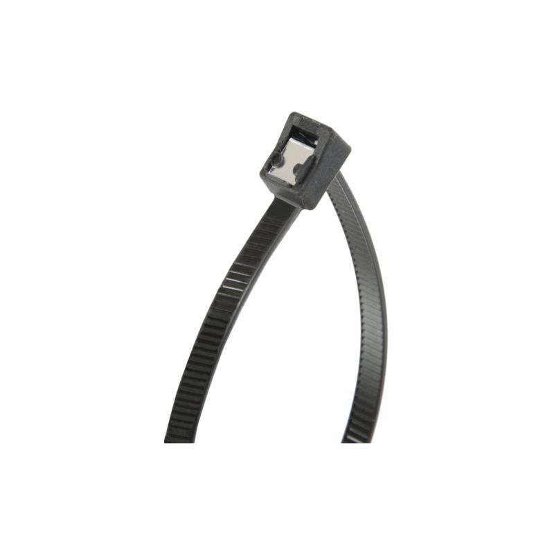 Gardner Bender 46-314UVBSC Cable Tie, Double-Lock Locking, 6/6 Nylon, Black Black