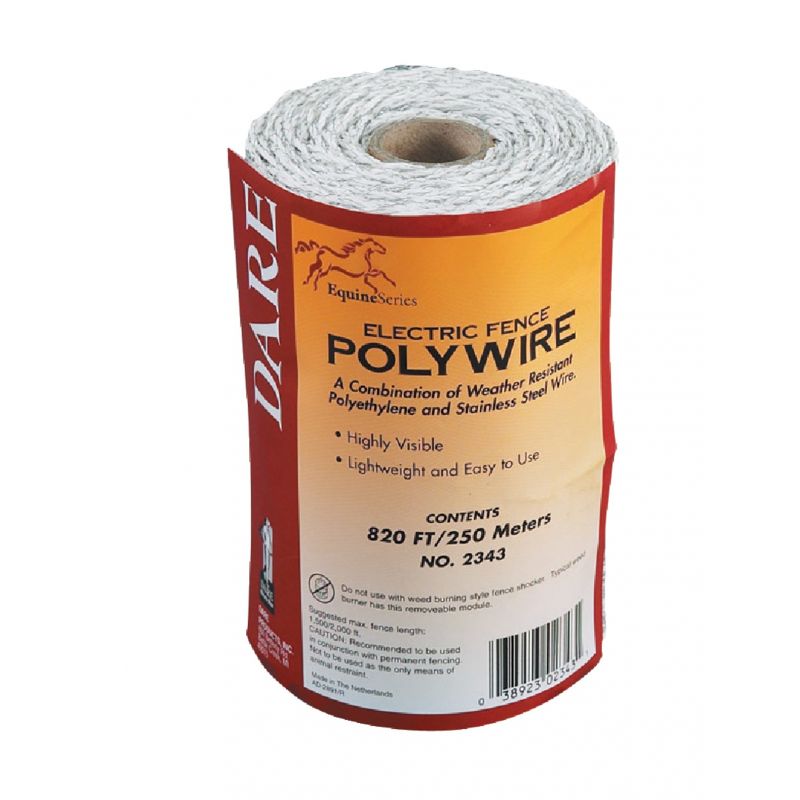 Dare Electric Fence Poly Wire White