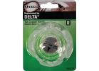 Delta Clear Acrylic Bath Faucet Handle 2-1/2 In. H X 2-1/8 In. Base