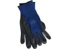 Showa Atlas Comfort Grip Nitrile Coated Glove XL, Blue &amp; Black