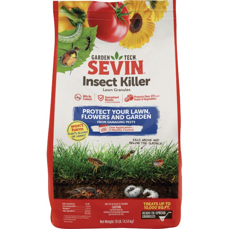 Garden Tech Sevin Lawn Insect Killer 10 Lb., Spreader