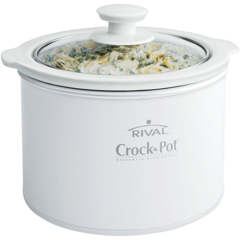 Crock-Pot 1.5 Qt. No Dial Slow Cooker 1.5 Qt., White