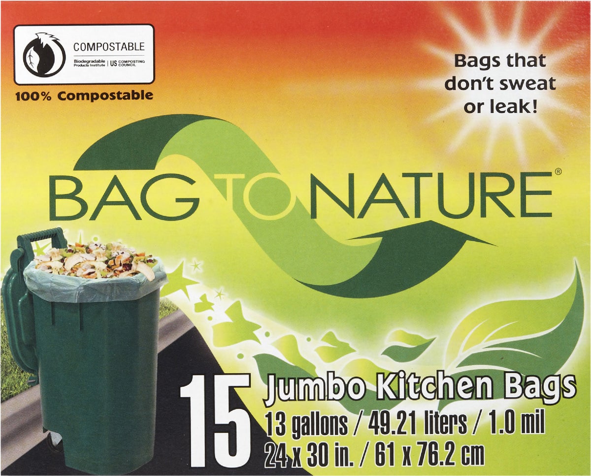 For Good Compostable 4 Gallon Trash Bags 25 count