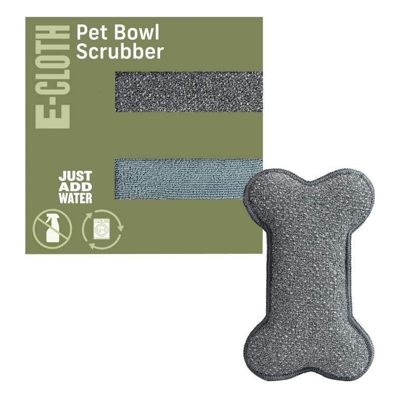 e-cloth 70608 Pet Bowl Scrubber, Polyester/Polyamide/Polyester/Polyurethane/Sponge
