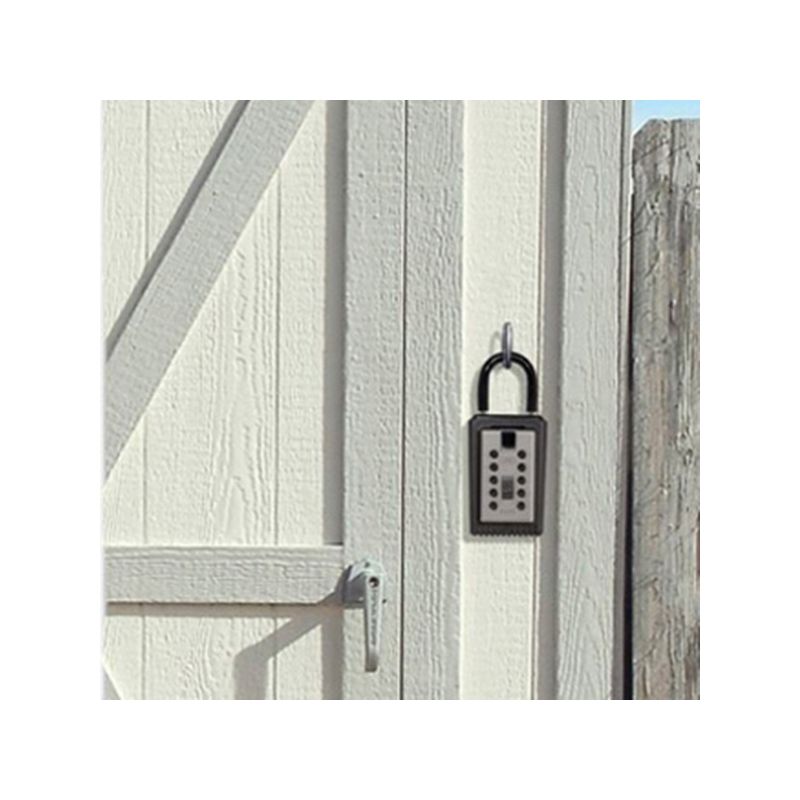 Kidde 001350C Key Safe, 3 Key, Pushbutton Lock, Metal, Clay, 4.44 x 5.75 x 1.8 in Dimensions Clay
