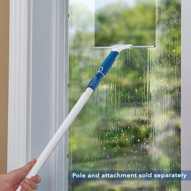 Buy Unger 989830 Window Glass and Surface Squeegee, 12 in Blade, Straight  Blade, Rubber Blade