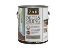 ZAR 82413 Deck and Siding Solid Color Coating, Crypto Gray, Liquid, 1 gal Crypto Gray