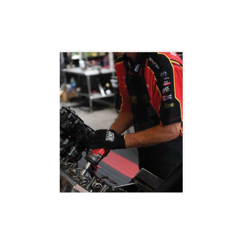 Mechanix Wear SpeedKnit Series S1DE-05-500 Work Gloves, Men&#039;s, M, S, Nitrile Coating, Black M, S, Black