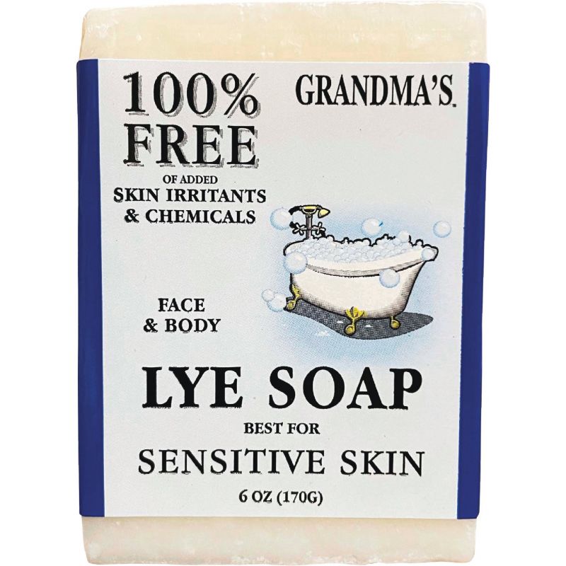 Grandma&#039;s Lye Bar Soap 6 Oz.