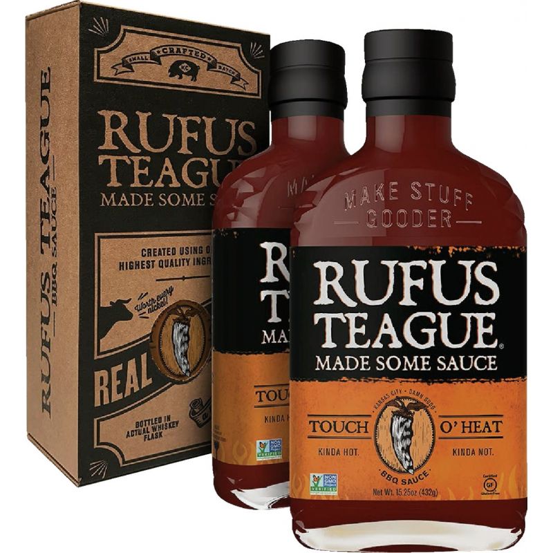 Rufus Teague Touch O&#039; Heat Barbeque Sauce/Marinade 15.25 Oz.