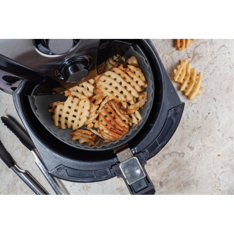 Round Shape Food Safe Silicone Air Fryer Liners of Kitchen - China Silicone  Air Fryer Liner, Silicone Liner