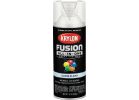 Krylon Fusion All-In-One Spray Paint &amp; Primer Clear, 12 Oz.