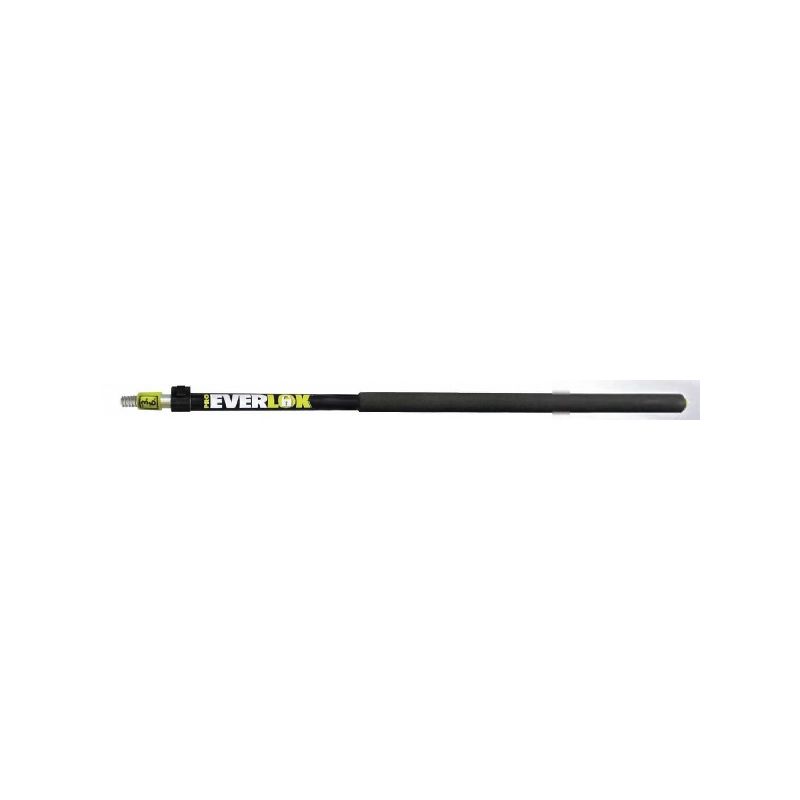 Simms A-2066 Telescopic Extension Pole, 1 in Dia, 3 to 6 ft L, Anodized Aluminum, Foam Handle