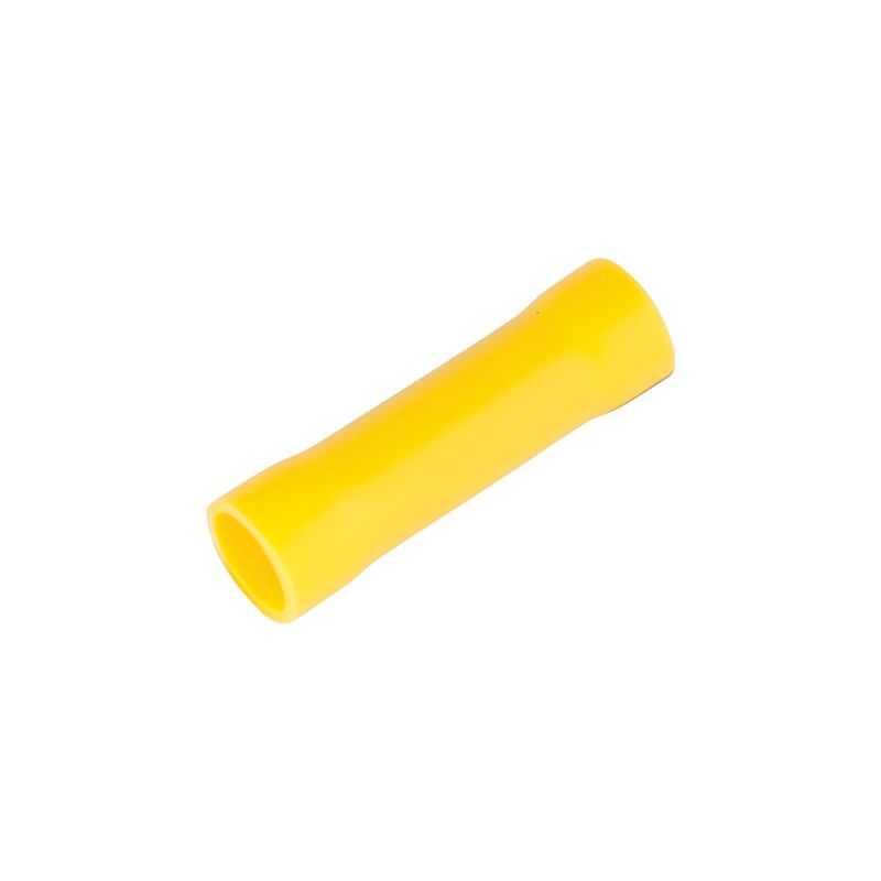 GB 10-126 Butt Splice Connector, 600 V, 10 to 12 AWG Wire, Yellow Yellow