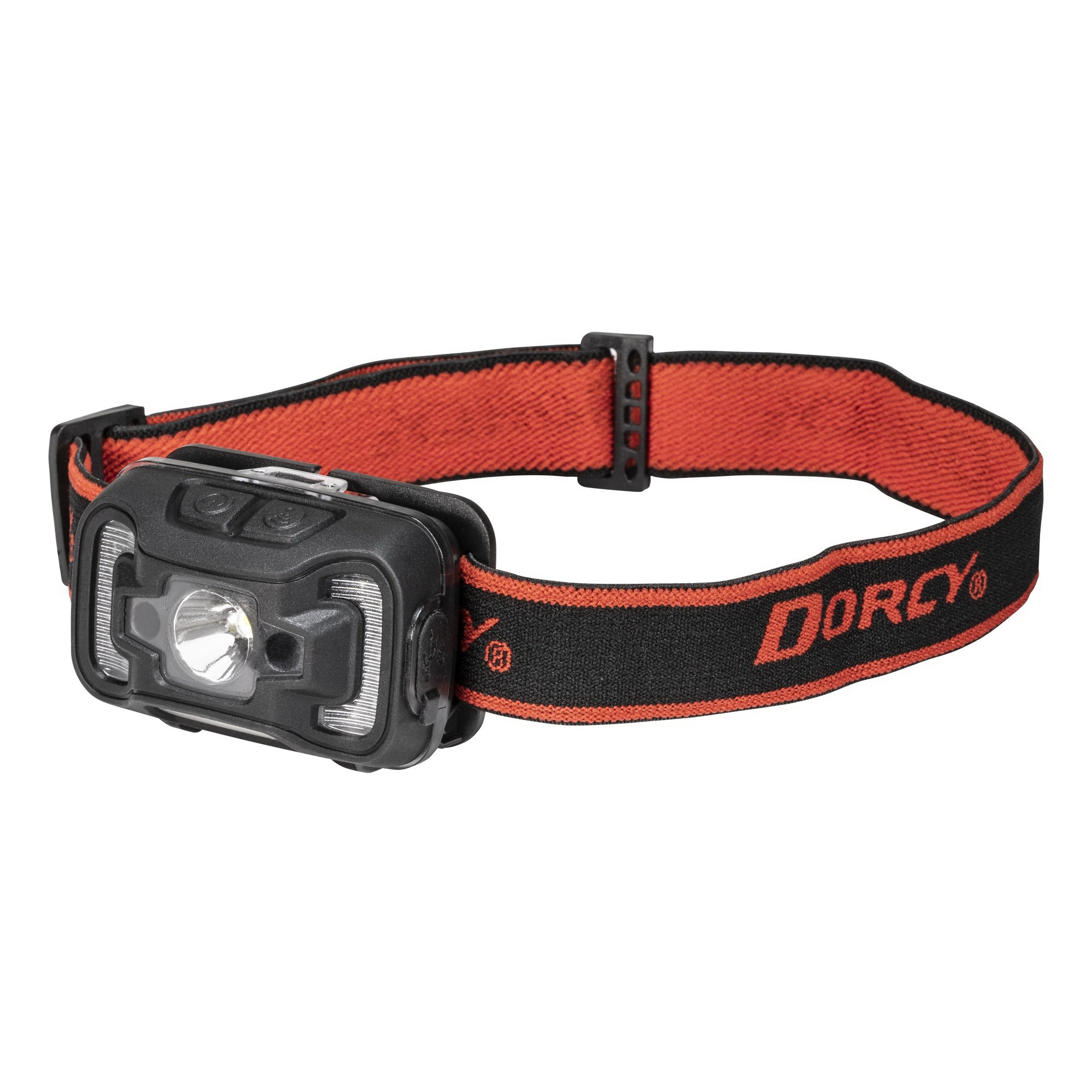 Buy Dorcy 41-4359 Rechargeable Headlamp, 1800 mAh, Lithium-Ion Battery, LED  Lamp, 330 Lumens, Spot Beam, 200 m Beam Distance Black/Red