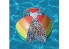 PoolCandy Rainbow Glitter Beach Ball Multi