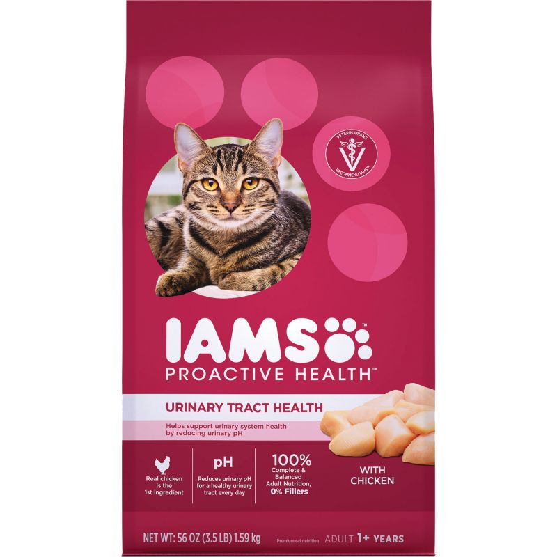 Iams Proactive Health Urinary Tract Formula Dry Cat Food 3.5 Lb.