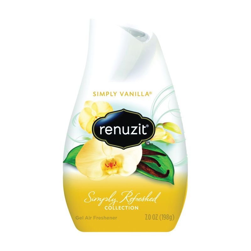 Renuzit 1718004 Air Freshener, 7 oz, Vanilla, Apricot Blossom and Almond