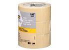 Scotch 2020-48ECP Masking Tape, 60 yd L, 1.89 in W, Crepe Paper Backing, Tan Tan