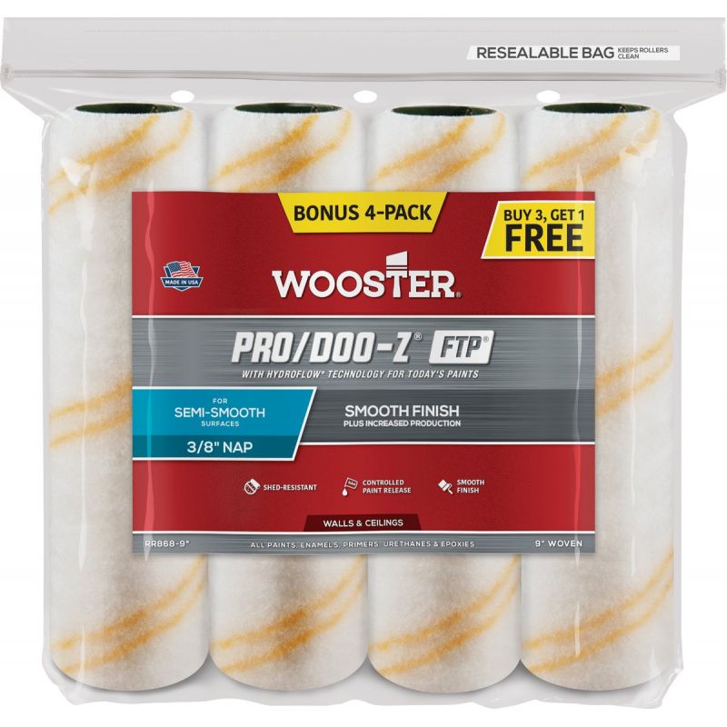 Wooster Pro/Doo-Z FTP Woven Fabric Roller Cover