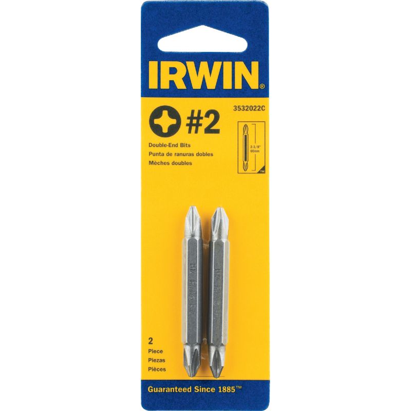 Irwin 2-Piece Double-End Screwdriver Bit
