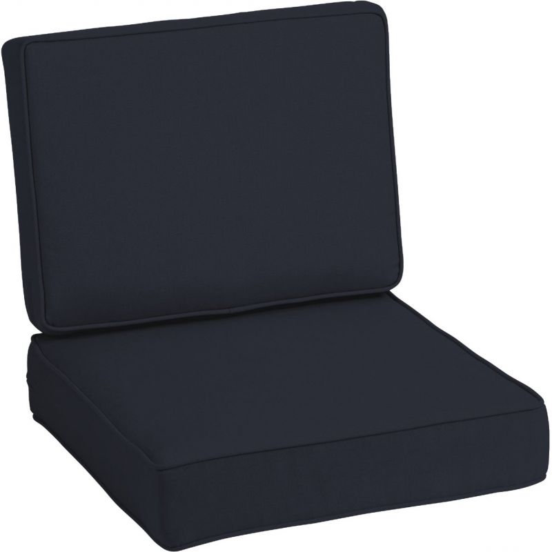 Arden Selections ProFoam Deep Seat Chair Cushion Classic Navy Blue (Pack of 4)