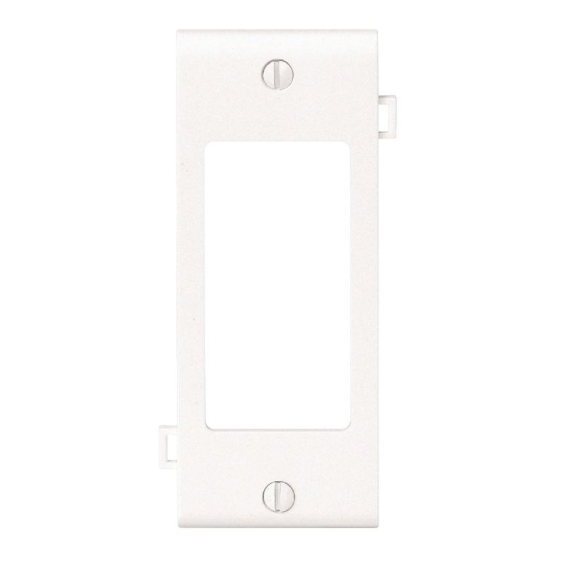 Leviton Sectional Decorator Wall Plate Center Panel White