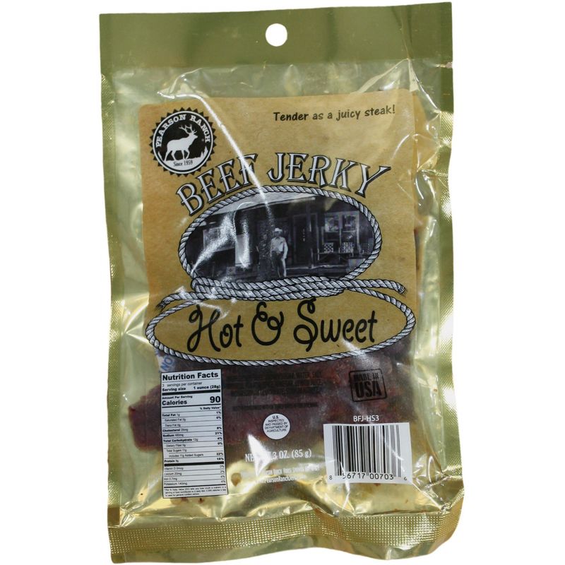 Pearson Ranch Jerky Whole Muscle Jerky 3 Oz. (Pack of 12)