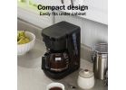 Proctor Silex 43680PS Coffee Maker, 12 Cup Capacity, 900 W, Glass/Plastic, Black 12 Cup, Black