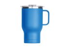 Orca Traveler Series TR24AZ Coffee Mug, 24 oz, Whale Tail Flip Lid, Stainless Steel, Azure, Insulated 24 Oz, Azure