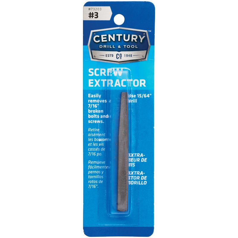 Century Drill &amp; Tool Straight Flute Screw Extractor #3