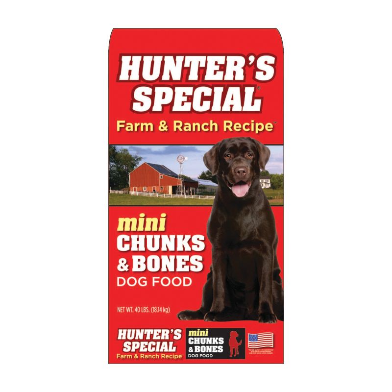 Hunter&#039;s Special 10183 Dog Food, All Breed, Beef/Chicken Flavor, 40 lb Bag