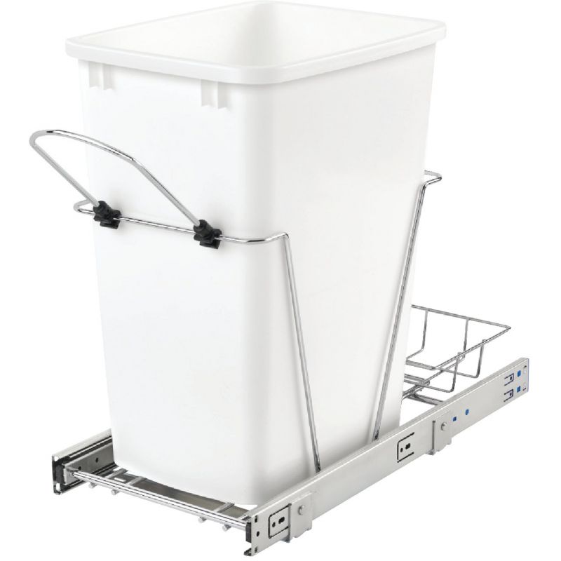 Rev-A-Shelf 35 Quart Pull-Out Waste Container White