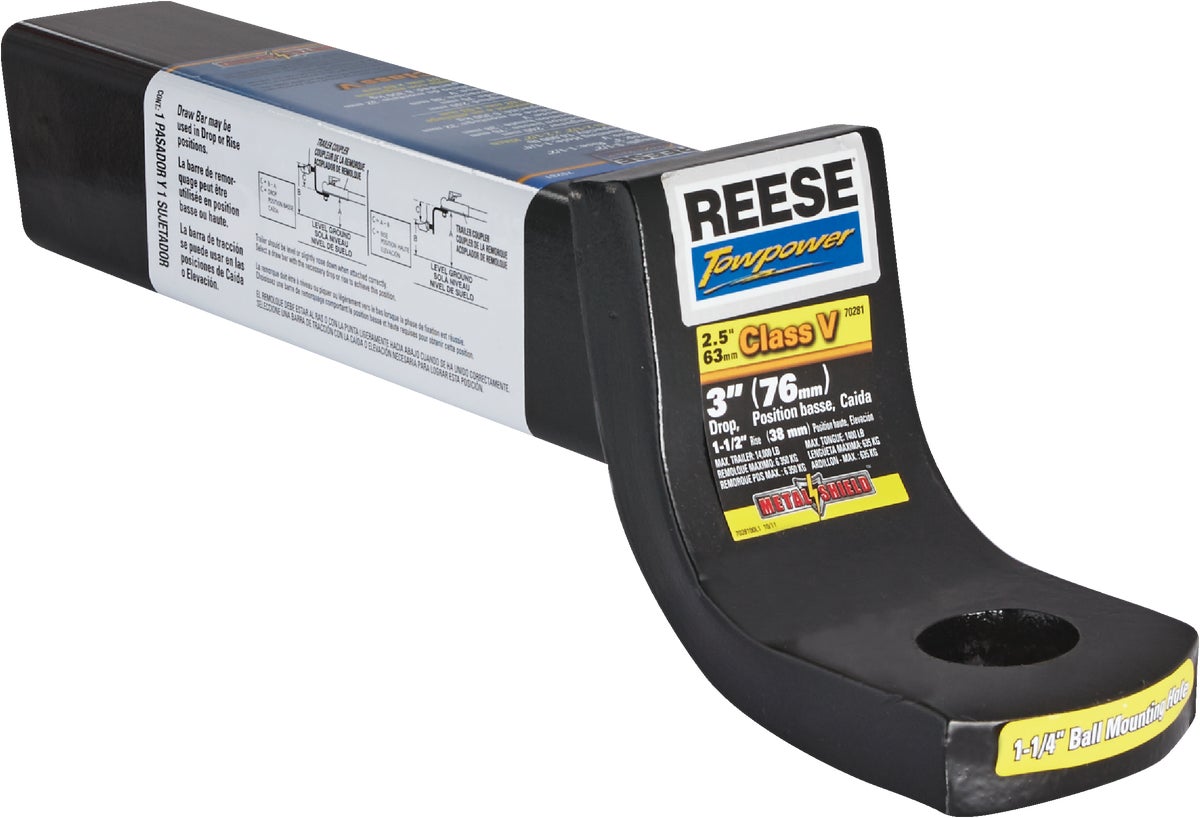 Reese Towpower 7057730 Class III-V Heavy Duty Pin and Clip (5/8 with a  3-1/2 Span)