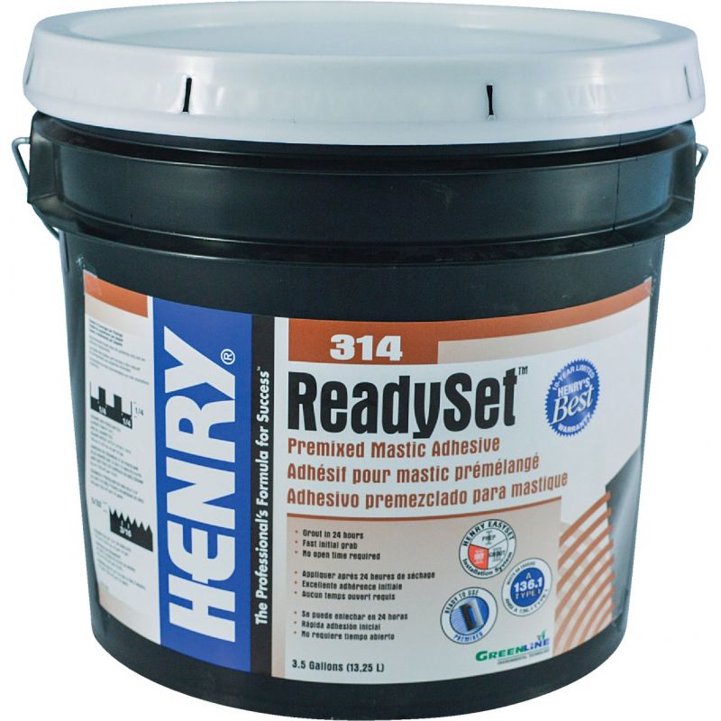 Henry ReadySet Multi-Purpose Ceramic Tile Adhesive 3-1/2 Gal.