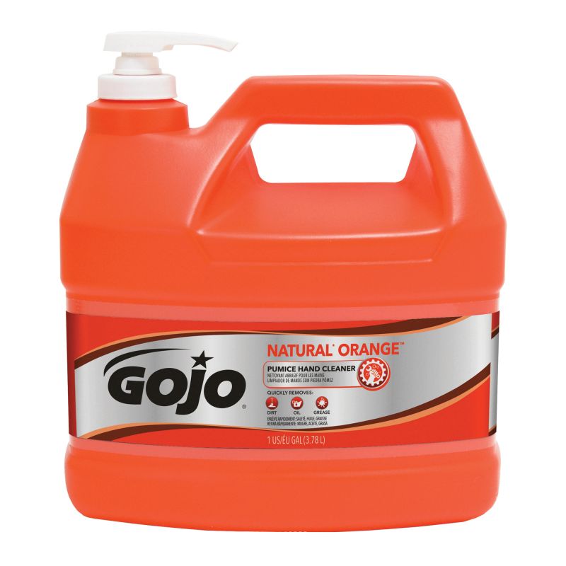 Gojo 0955-02 Hand Cleaner, Liquid, Citrus, 1 gal, Bottle (Pack of 2)