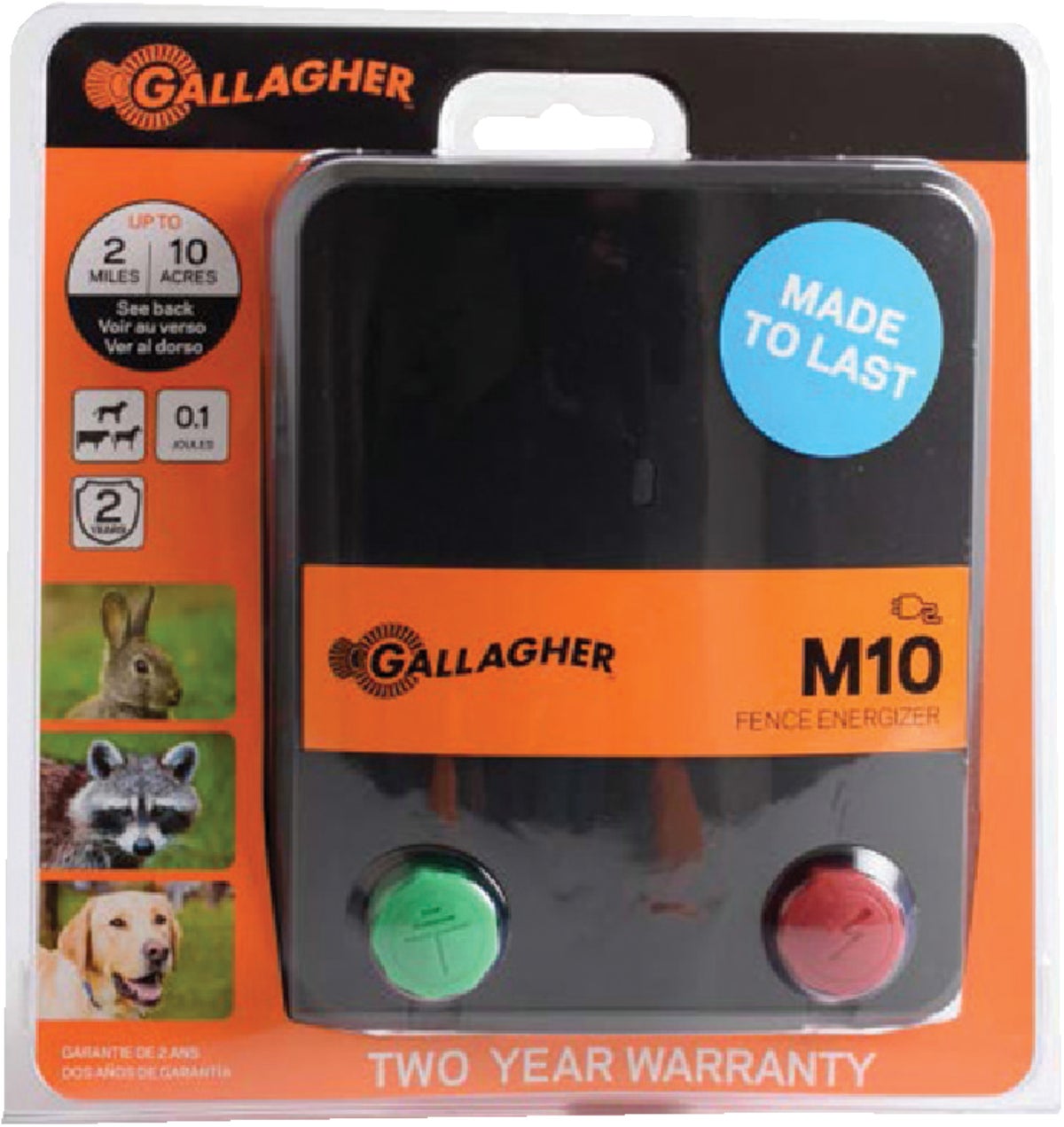 Gallagher M10 Electric Fence Charger G331424-1 Each for sale online 