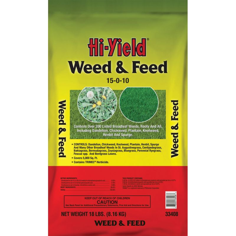 Hi-Yield Lawn Fertilizer With Weed Killer