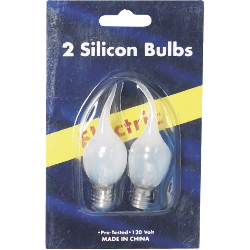 J Hofert Silicone Candle Light Bulb Frosted