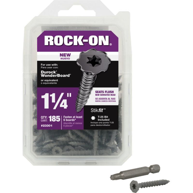 Buildex Rock-On Cement Board Screw