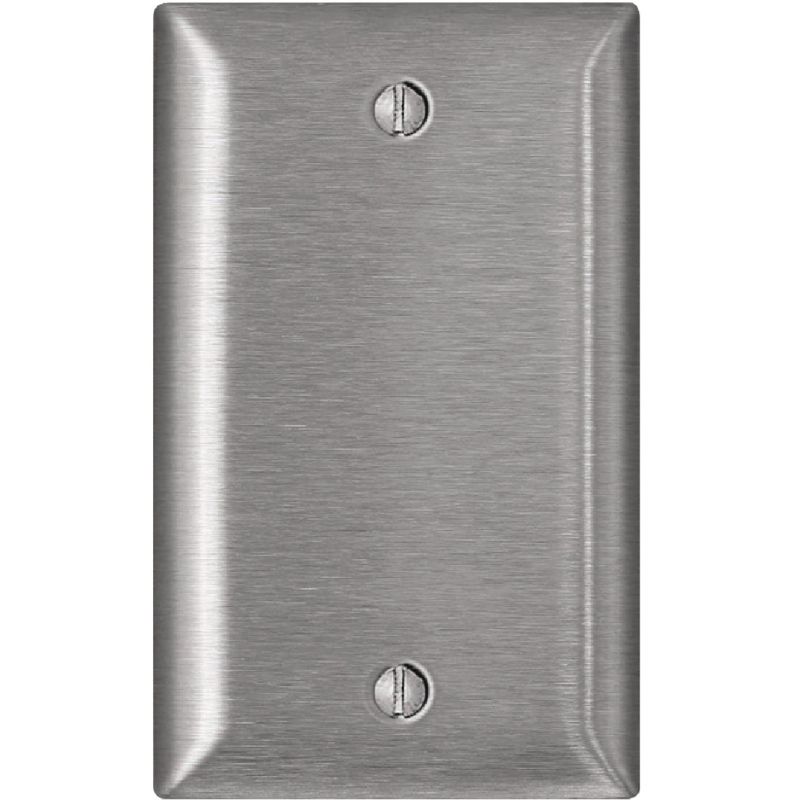 Leviton C-Series Magnetic Blank Wall Plate Stainless Steel