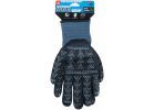Midwest Gloves &amp; Gear Advanced MAX Grip Nitrile Coated Glove L/XL, Gray