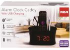 RCA USB Alarm Clock with Storage Caddy