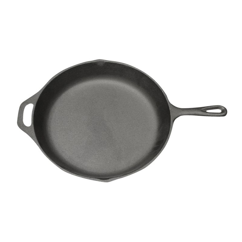 World Famous 1349 Base Camp Skillet, 14-1/2 in Dia, Cast Iron