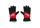 Milwaukee 48-73-0032 Insulated Performance Gloves, Men&#039;s, L, 11 in L, Reinforced Thumb, Elasticated Cuff, Black L, Black