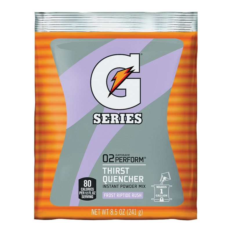 Gatorade 33665 Thirst Quencher Instant Powder Sports Drink Mix, Powder, Riptide Rush Flavor, 8.5 oz Pack (Pack of 40)